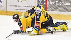 Utkání 39. kola hokejové extraligy: HC Olomouc - PSG Berani Zlín v Olomouci....