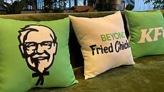 Spolupráci KFC se znakou Beyond Meat symbolizuje i nový design provozoven...