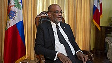 Haitský premiér Ariel Henry. (28. záí 2021)