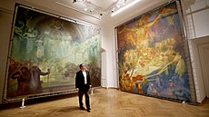 Legendární Slovanská epopej malíe Alfonse Muchy se vrátila na...