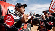 Násir Attíja po esté etap Rallye Dakar.