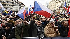 Na Václavském náměstí v Praze se sešli odpůrci povinného očkování proti... | na serveru Lidovky.cz | aktuální zprávy