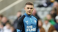 Kieran Trippier z Newcastle United se rozcvi�uje.