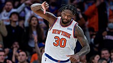 Julius Randle z New York Knicks reaguje negativn na své vlastní fanouky.