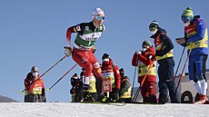 Sdru�ená� Johannes Lamparter ve Val di Fiemme