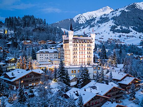 Hotel Palace ve výcarském Gstaadu