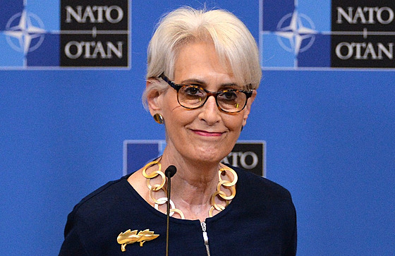 Námstkyn amerického ministra zahranií Wendy Shermanová (12. ledna 2022)