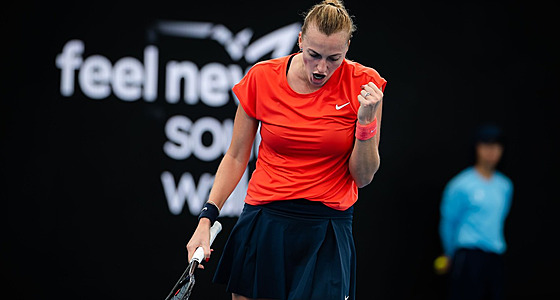 Petra Kvitová v 1. kole turnaje v Sydney.