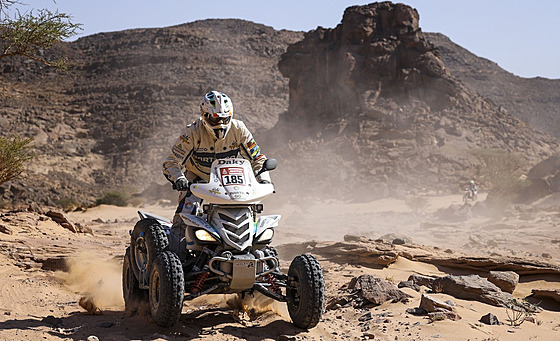 Zdenk Tma v 9. etap Rallye Dakar.