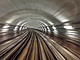 K nejnovějším úsekům trasy C patří dvoukolejný tunel mezi stanicemi Ládví a...