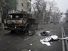 Následky násilných protest v kazachstánském Almaty (6. ledna 2022)