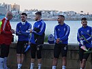 Fotbalisté Sigmy Olomouc na soustední na Malt