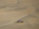 Momentka z jedenácté etapy Rallye Dakar.