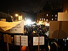 Zemdlci protestují v Praze u úadu vlády proti zmnám dotaních plán. (11....