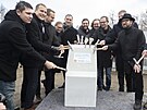 Slavnostn� zah�jen� stavby �tvanick� l�vky, kter� propoj� �tvrti Hole�ovice a...