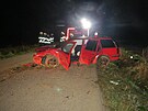 Pi nehod vozu Volkswagen Golf u Kosiek se zranila 24let spolujezdkyn, po...