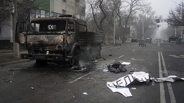 Nsledky nsilnch protest vkazachstnskm Almaty (6.ledna 2022)