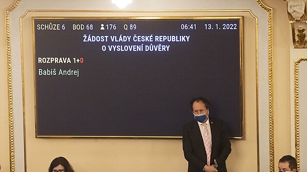 Poslanci strvili kvli hlasovn o dve nov vld Petra Fialy ve Snmovn celou noc, pesto se k vsledku nedobrali. nava poslanc a len vldy je ji znt. (12. ledna 2022)