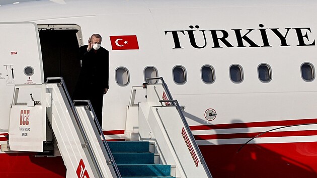 Tureck prezident Recep Tayyip Erdogan (17. ledna 2022)