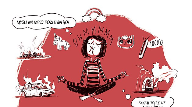 Z komiksu Naprostá šílenost: Anna na cestě z úzkosti (2021)