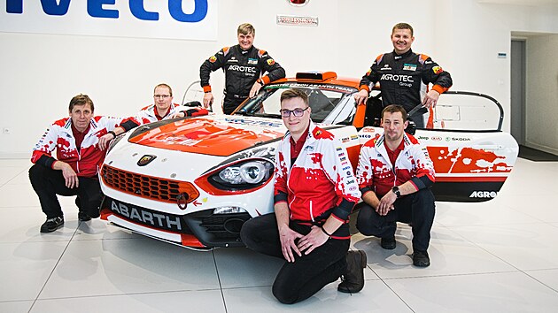Martin Rada (vpravo nahoře) se spolujezdcem Jaroslavem Jugasem poprvé vyrazí na Rallye Monte Carlo s vozem Abarth 124 Rally RGT.