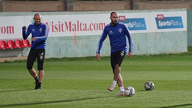 Fotbalist Sigmy Olomouc na soustedn na Malt