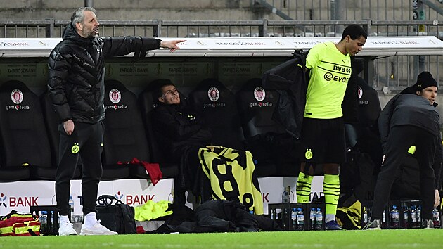 Trenr fotbalist Dortmundu Marco Rose bhem osmifinle Nmeckho pohru na St. Pauli.