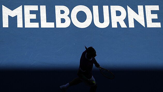 panl Rafael Nadal bhem prvnho kola Australian Open.