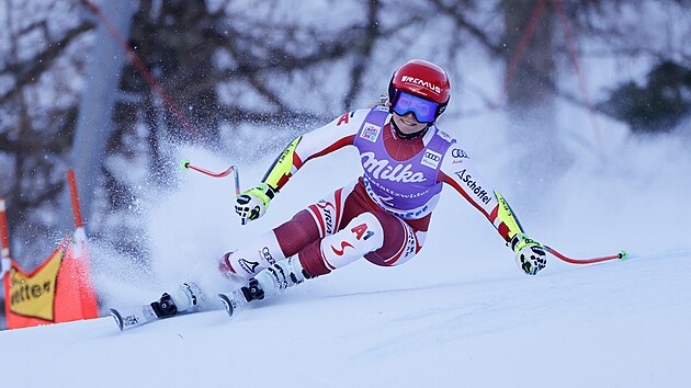 Ariane Rdlerov v superobm slalomu v Zauchensee.