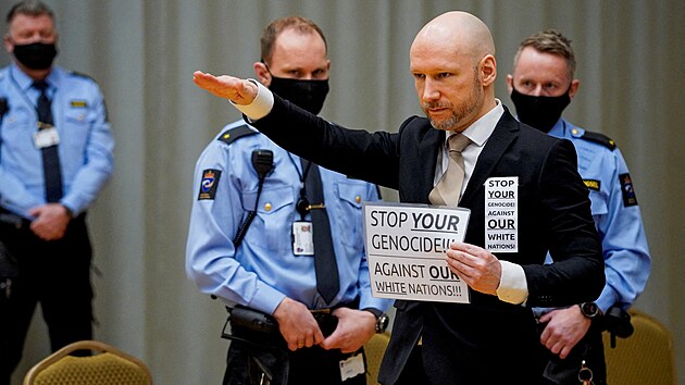 Breivik chce na svobodu. Už nejsem nebezpečný pro ostatní, tvrdí vrah