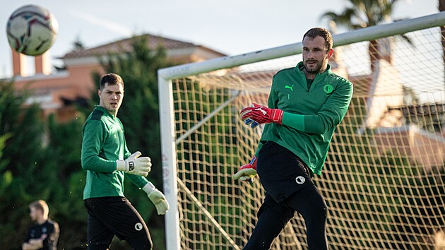 Sl�vistick� brank�� Ond�ej Kol�� na soust�ed�n� v portugalsk�m Algarve.