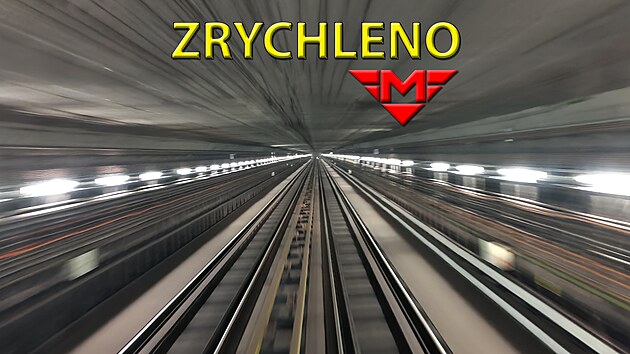 Proleťte trasu C pražského metra za 4 minuty