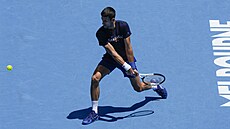 Srb Novak Djokovič během tréninku před Australian Open | na serveru Lidovky.cz | aktuální zprávy