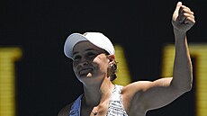 Bartyová v zápase druhého kola Australian Open proti Italce Bronzettiové.