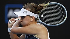Barbora Krejíková odehrává mí v druhém kole Australian Open.