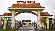 Vjezd do vietnamské trnice Sapa v Praze, která funguje u dv desetiletí a...