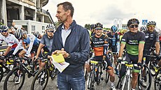 Ján Svorada na startu loského závodu LEtape CR by Tour de France.