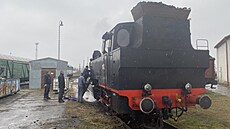 Parní lokomotiva 313.902 potebuje generální opravu. 