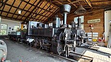 Ve výtopně v Jaroměři jsou vystaveny také parní lokomotivy. První je 310.006 z...