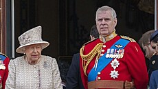 Královna Alžběta II. a princ Andrew (Londýn, 10. června 2019)