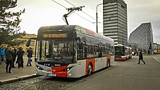 Nový elektrobus začal vozit cestující. (17. ledna 2022)