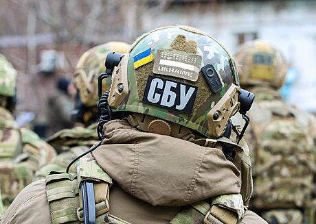 Písluník ukrajinské tajné sluby SBU (12. dubna 2021)