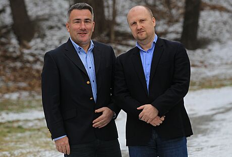 Tom Kubala (vlevo) a Jan Hba, fov firmy Trafin Oil