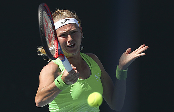 Marie Bouzková ve druhém kole Australian Open.