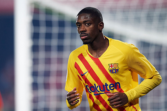 Ousmane Dembélé v dresu Barcelony.