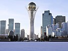 Kazsachstánská metropole Nur-Sultan, díve Astana, díve Celinograd a jet...