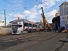 Nov� tramvaj EVO1/o v Olomouci za�ne vozit cestuj�c� v �noru. K jej�m...