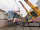 Nov� tramvaj EVO1/o v Olomouci za�ne vozit cestuj�c� v �noru. K jej�m...