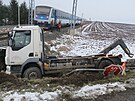 Na elezninm pejezdu v Troubelicch na Olomoucku se srazil vlak ze umperku...