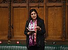 Britská poslankyn Nusrat Ghaniová v parlamentu (12. bezna 2021)